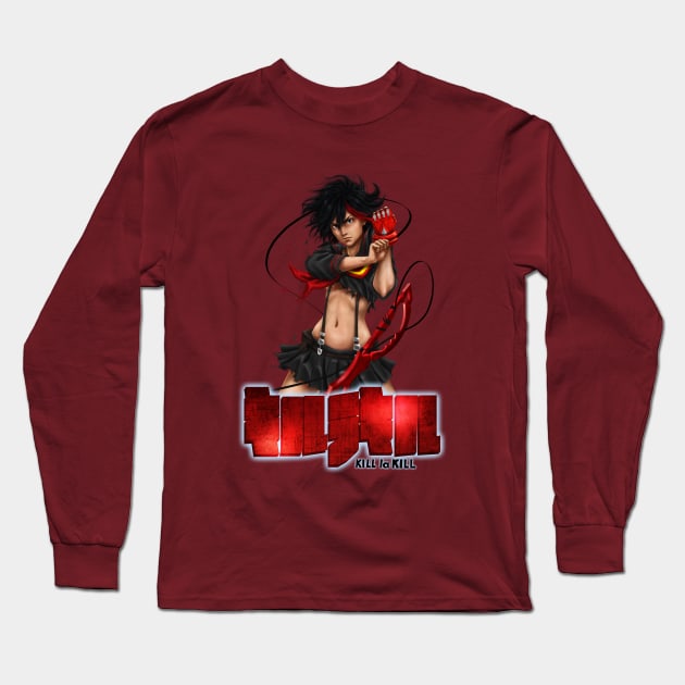 Ryuko Long Sleeve T-Shirt by trixdraws